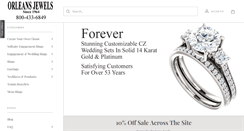 Desktop Screenshot of orleansjewels.com